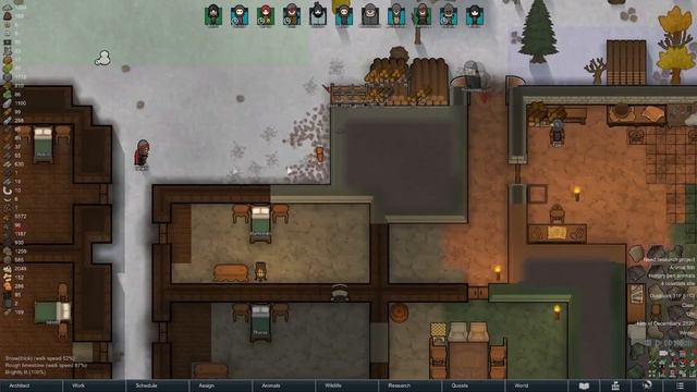 [14] RimWorld - Late Winter Woes - Brotherhood of the Hollow Hill - GoT - Let's Play смотреть онлайн