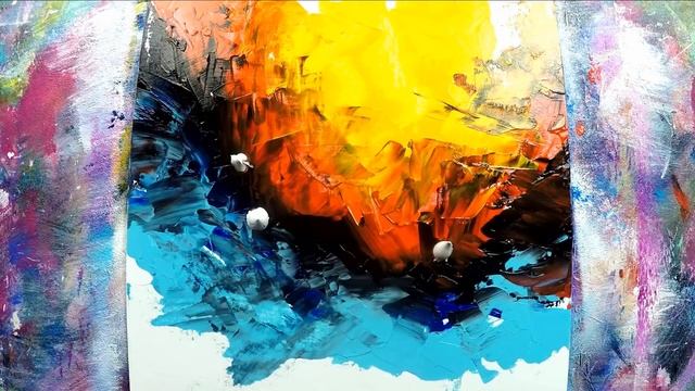 Abstract Painting Techniques / 231 / Relaxing / Acrylics / Demonstration