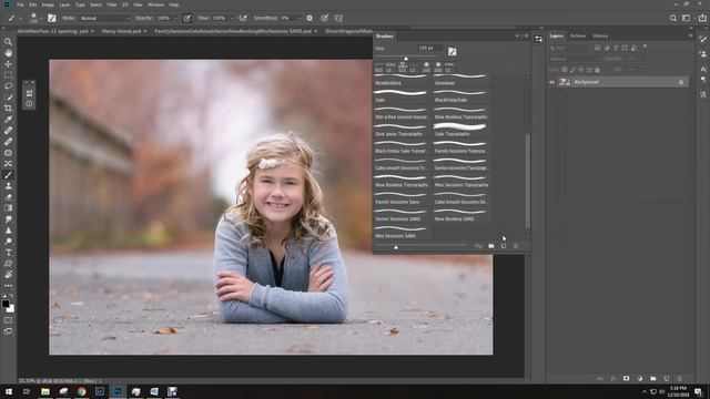 Loading a brush in Photoshop смотреть онлайн