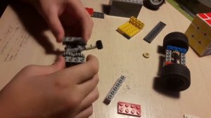 простая маленькая двухступенчатая коробка передач из лего техник