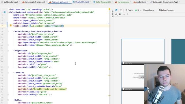 Navigation Component - MVVM Image Search App with Architecture Components & Retrofit #3 смотреть онлайн