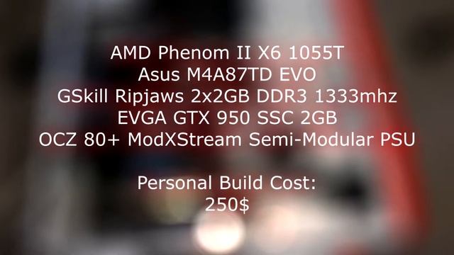 9YEARS OLD Cpu AMD x6 1055T+GTX 950= EPIC GAMING PC смотреть онлайн