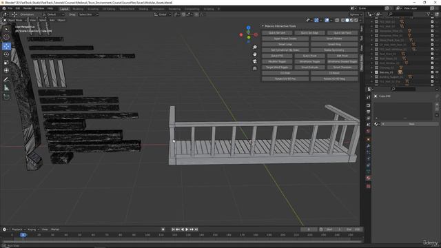52 - Setting Up Our Final Modular Assets Part4 Timelapse смотреть онлайн