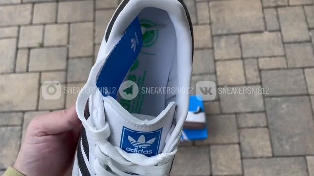 Adidas Samba Vegan White Gum смотреть онлайн