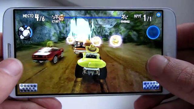 Beach Buggy Racing android max quality gameplay HD (настройки графики, обзор и геймплэй) смотреть онлайн
