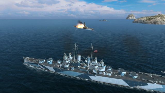 New U.S. Cruisers in World of Warships Blitz смотреть онлайн