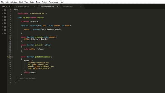Clases y métodos abstractos - (Programación orientadas a objetos en PHP y MySql) смотреть онлайн