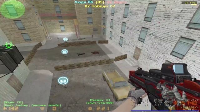 Зомби Апокалипсис 2 Часть в CS 1.6 | Играю в зомби сервер