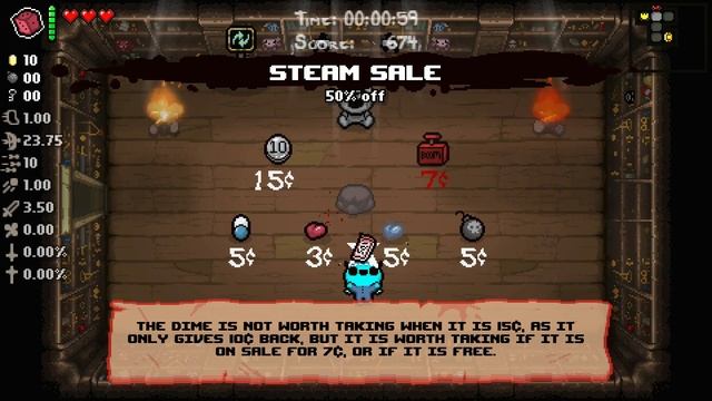 The Binding of Isaac: Abortionbirth+ Item Guide - A Nickel, A Dime, A Sticky Nickel смотреть онлайн