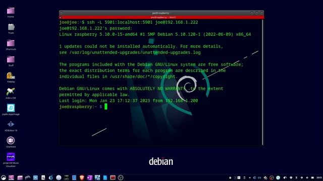 Connect To TightVNC Server Using SSH Tunnel смотреть онлайн
