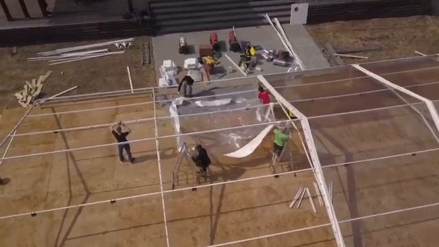 Димол- Подготовка к мероприятию - Аренда шатра 200 кв.м смотреть онлайн