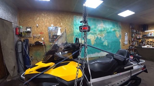 Взвешивание Ski-doo XU Cкандик 900 ACE WT- реальный  снаряженный вес