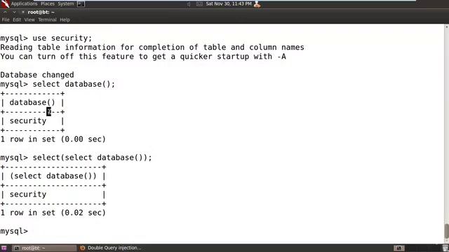 Udemy SQL Injection Master Course : Lecture 16 Important 26 commands for advance SQL Injection смотреть онлайн