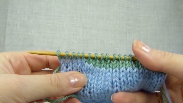 Как вязать укороченные ряды с незаметным переходом немецкий способ How to knit short rows