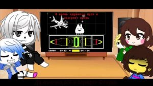 Реакция персонажей Undertale на песню Чары [Путь геноцида]