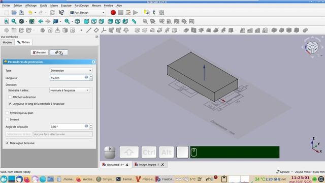 FreeCAD 0.21 - 0.20 débutant : créer un objet 3D à partir d'une image ou d'un plan en 2D смотреть онлайн