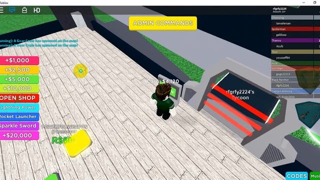 играю в МАГНАТ СУПЕРГЕРОЯ в Roblox смотреть онлайн
