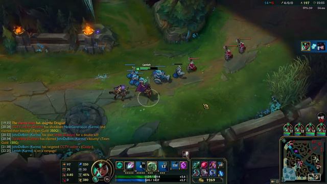 Karma ONE FOR ALL - Full Gameplay Commentary | League of Legends смотреть онлайн
