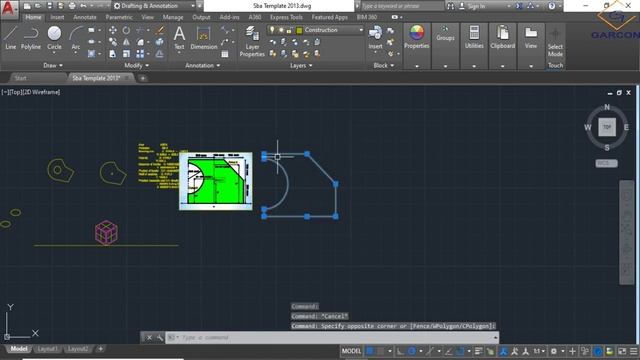 Auto-CAD Graphical Method of Finding Centroid смотреть онлайн