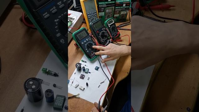 MY68 обзор мультиметров. review of multimeters. сравнение mastech MY64 MY68 и MAS838. испытание MY6 смотреть онлайн