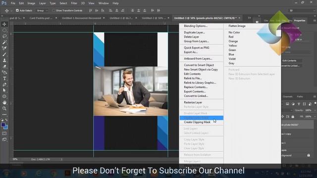 ID Card Design in Photoshop CC 2019 - Hindi / Urdu Tutorial смотреть онлайн