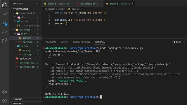 Npm workspaces tutorial смотреть онлайн