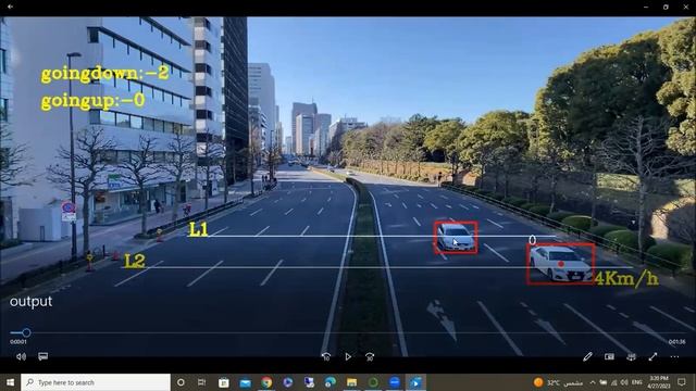 Car speed estimation and counting using YOLOv8 | computer vision شرح смотреть онлайн