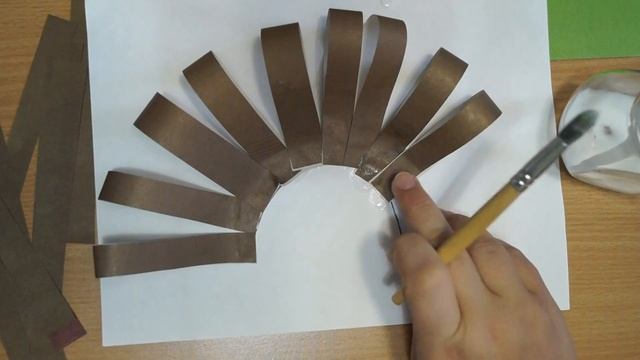 Аппликация "Ёжик". Осенние поделки смотреть онлайн