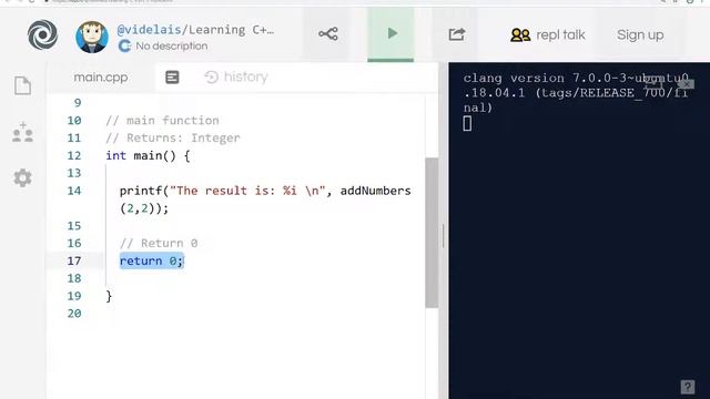 Learning C++: Part 3: Functions смотреть онлайн