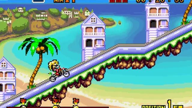 Game Boy Advance Longplay [211] Motocross Maniacs Advance (US) смотреть онлайн
