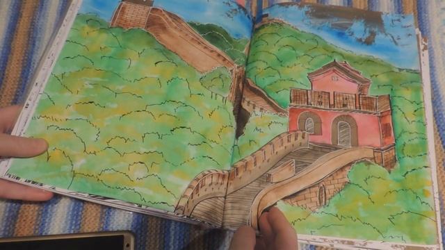 ЧЕЛЛЕНДЖ РАСКРАШИВАЮ 24 ЧАСА РАСКРАСКИ АНТИСТРЕСС// Акварелим целый день смотреть онлайн