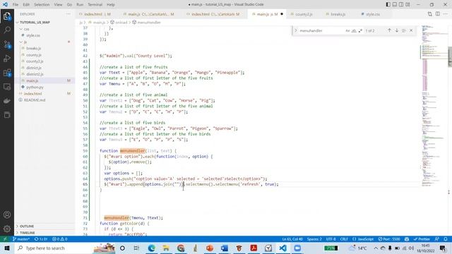 Web mapping: Creating a dynamic Dropdown menu |Text Handler || Tutorial 6 || Leaflet | JS || WebGIS смотреть онлайн
