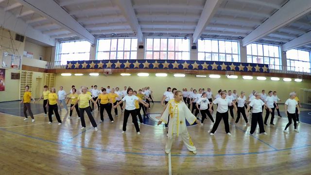 Цигун по системе Даоинь Канъян с Еленой Бахтенко - Разминочный комплекс Гимнастика для сосудов смотреть онлайн