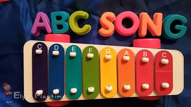 How to Play ABC Song on a Kids Xylophone -Sing Along смотреть онлайн