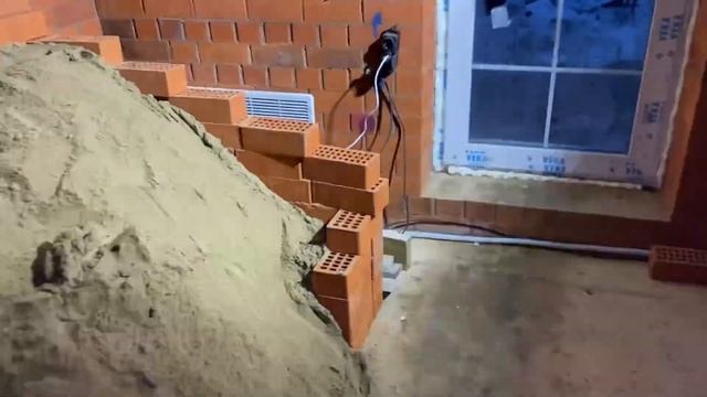 28.11.22. Одна из «прелестей» зимней стройки.