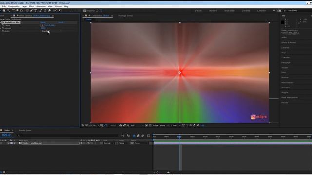 After Effects и CC Radial Fast Blur эффект. смотреть онлайн