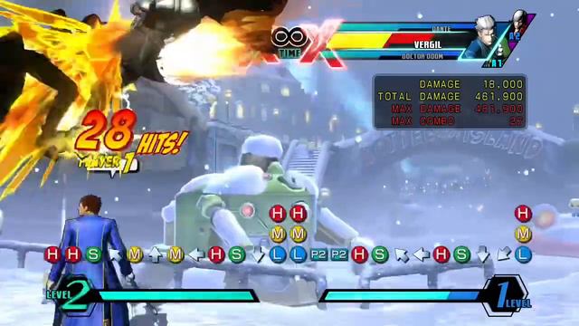 UMVC3 Dante Doom Tag Off Hammer