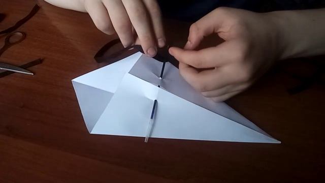 Воздушный змеи из бумаги А4!!!! смотреть онлайн