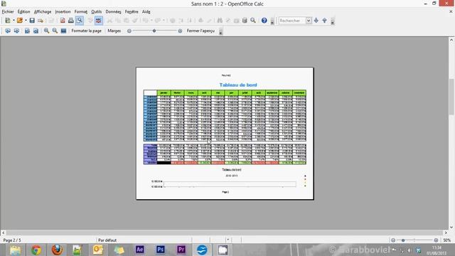 OpenOffice 4 Calc - Partie 11 - La mise en page avant impression d'un tableau смотреть онлайн