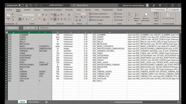 Crear capas en AutoCAD con Excel - Múltiples Layers/Capas en minutos смотреть онлайн