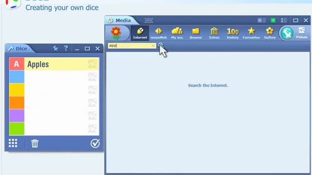 mozaBook Interactive Teaching Software - Dice tutorial смотреть онлайн