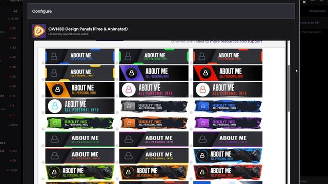 Animated Twitch Panels For Free! Perfect For New Streamers! смотреть онлайн