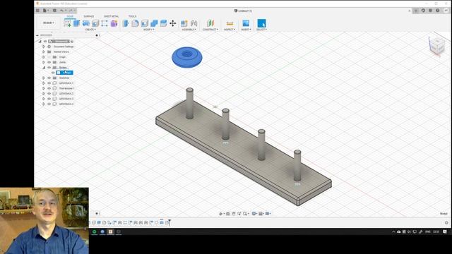 Урок Fusion360 для своих лицеистов. Урок от 8 января 2021 года.