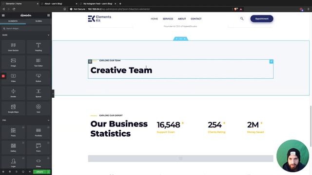 How To Add An Instagram Feed On Your Wordpress Website | Works With Elementor смотреть онлайн