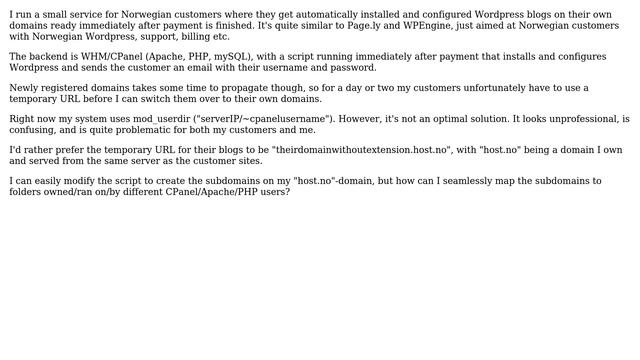 DevOps & SysAdmins: Map Subdomains to Folders Owned/Run by Other Apache/PHP/Cpanel Users смотреть онлайн
