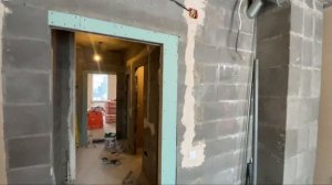 Сделать проемы межкомнатных дверей, чтобы их потом не переделывать.