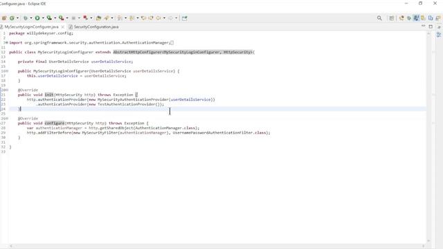 Spring Boot 3.0.0 Security (part 12) Create MySecurityLoginConfigurer. смотреть онлайн