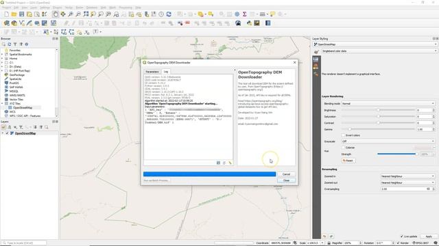 Download DEMs in QGIS for a Specified Extent with the OpenTopography DEM Downloader Plugin смотреть онлайн