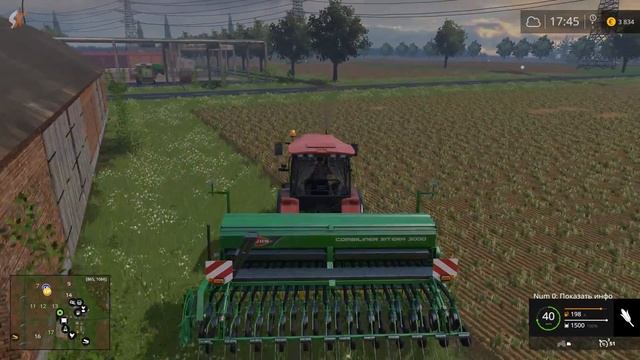 Яцек на комбайне - ч26 Farming Simulator 15