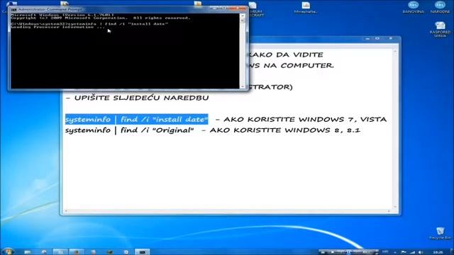 Kako vidjeti kada ste instalirali Windows (Windows 7,8,8.1,10) смотреть онлайн